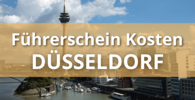 Übersicht der Führerschein-Kosten in Düsseldorf: Gebühren, Fahrstunden und Prüfungen